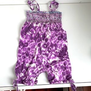 Batik print romper